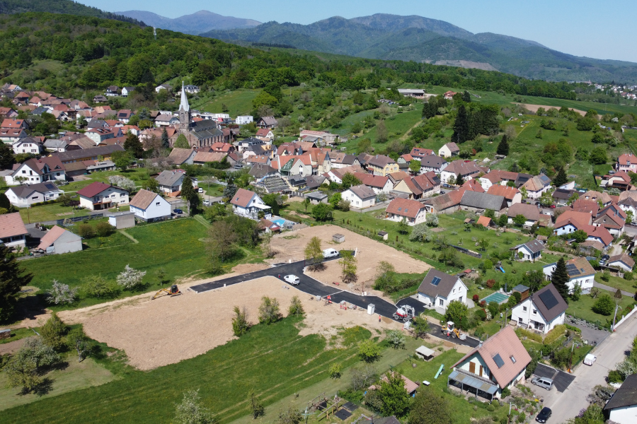 RODEREN TERRAIN A VENDRE | SOVIA Aménageur Livraison du lotissement de Roderen : les terrains sont désormais prêts à construire Guebwiller